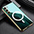 Ultra-thin Silicone Gel Soft Case Cover with Mag-Safe Magnetic AC1 for Samsung Galaxy S23 5G Green