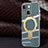 Ultra-thin Silicone Gel Soft Case Cover with Mag-Safe Magnetic C01 for Apple iPhone 14 Lavender Gray