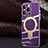 Ultra-thin Silicone Gel Soft Case Cover with Mag-Safe Magnetic C01 for Apple iPhone 14 Pro Max Purple