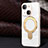 Ultra-thin Silicone Gel Soft Case Cover with Mag-Safe Magnetic C01 for Apple iPhone 14 White