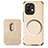 Ultra-thin Silicone Gel Soft Case Cover with Magnetic A05 for Xiaomi Mi 11 Lite 5G Gold