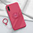 Ultra-thin Silicone Gel Soft Case Cover with Magnetic Finger Ring Stand A01 for Huawei Enjoy 10