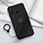 Ultra-thin Silicone Gel Soft Case Cover with Magnetic Finger Ring Stand A01 for Huawei Enjoy 10 Plus