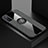 Ultra-thin Silicone Gel Soft Case Cover with Magnetic Finger Ring Stand A01 for Huawei Enjoy 20 Pro 5G Gray