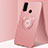 Ultra-thin Silicone Gel Soft Case Cover with Magnetic Finger Ring Stand A01 for Huawei Honor Play4T