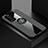 Ultra-thin Silicone Gel Soft Case Cover with Magnetic Finger Ring Stand A01 for Huawei Honor X10 5G Gray
