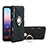 Ultra-thin Silicone Gel Soft Case Cover with Magnetic Finger Ring Stand A01 for Huawei P20 Pro Black