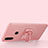 Ultra-thin Silicone Gel Soft Case Cover with Magnetic Finger Ring Stand A01 for Huawei P30 Lite