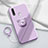 Ultra-thin Silicone Gel Soft Case Cover with Magnetic Finger Ring Stand A01 for Oppo A31