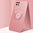 Ultra-thin Silicone Gel Soft Case Cover with Magnetic Finger Ring Stand A01 for Oppo A72 5G