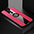 Ultra-thin Silicone Gel Soft Case Cover with Magnetic Finger Ring Stand A01 for Oppo Reno2 Z