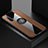 Ultra-thin Silicone Gel Soft Case Cover with Magnetic Finger Ring Stand A01 for Realme X3 SuperZoom