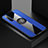 Ultra-thin Silicone Gel Soft Case Cover with Magnetic Finger Ring Stand A01 for Realme X50m 5G