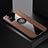 Ultra-thin Silicone Gel Soft Case Cover with Magnetic Finger Ring Stand A01 for Samsung Galaxy A51 5G Brown