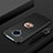 Ultra-thin Silicone Gel Soft Case Cover with Magnetic Finger Ring Stand A01 for Vivo Nex 3