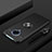 Ultra-thin Silicone Gel Soft Case Cover with Magnetic Finger Ring Stand A01 for Vivo Nex 3 5G Black
