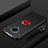 Ultra-thin Silicone Gel Soft Case Cover with Magnetic Finger Ring Stand A01 for Vivo Nex 3