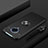 Ultra-thin Silicone Gel Soft Case Cover with Magnetic Finger Ring Stand A01 for Vivo Nex 3 Black