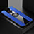 Ultra-thin Silicone Gel Soft Case Cover with Magnetic Finger Ring Stand A01 for Vivo X50 Lite