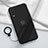 Ultra-thin Silicone Gel Soft Case Cover with Magnetic Finger Ring Stand A01 for Vivo Y20