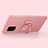 Ultra-thin Silicone Gel Soft Case Cover with Magnetic Finger Ring Stand A01 for Xiaomi Mi 10 Lite