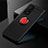 Ultra-thin Silicone Gel Soft Case Cover with Magnetic Finger Ring Stand A01 for Xiaomi Mi 10T Pro 5G