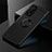 Ultra-thin Silicone Gel Soft Case Cover with Magnetic Finger Ring Stand A01 for Xiaomi Mi 10T Pro 5G Black