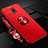 Ultra-thin Silicone Gel Soft Case Cover with Magnetic Finger Ring Stand A01 for Xiaomi Redmi 8A Red