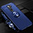 Ultra-thin Silicone Gel Soft Case Cover with Magnetic Finger Ring Stand A01 for Xiaomi Redmi Note 8 Pro Blue