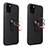 Ultra-thin Silicone Gel Soft Case Cover with Magnetic Finger Ring Stand A02 for Apple iPhone 11 Pro