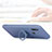 Ultra-thin Silicone Gel Soft Case Cover with Magnetic Finger Ring Stand A02 for Huawei Enjoy 10 Plus