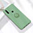 Ultra-thin Silicone Gel Soft Case Cover with Magnetic Finger Ring Stand A02 for Huawei Enjoy 10 Plus Cyan