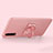 Ultra-thin Silicone Gel Soft Case Cover with Magnetic Finger Ring Stand A02 for Huawei Enjoy 10S