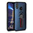 Ultra-thin Silicone Gel Soft Case Cover with Magnetic Finger Ring Stand A02 for Huawei Honor View 10 Lite Blue