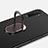 Ultra-thin Silicone Gel Soft Case Cover with Magnetic Finger Ring Stand A02 for Realme X2