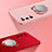 Ultra-thin Silicone Gel Soft Case Cover with Magnetic Finger Ring Stand A02 for Realme X7 5G