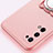 Ultra-thin Silicone Gel Soft Case Cover with Magnetic Finger Ring Stand A02 for Realme X7 5G