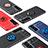 Ultra-thin Silicone Gel Soft Case Cover with Magnetic Finger Ring Stand A02 for Samsung Galaxy S22 5G