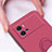 Ultra-thin Silicone Gel Soft Case Cover with Magnetic Finger Ring Stand A02 for Vivo iQOO 9 5G