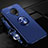Ultra-thin Silicone Gel Soft Case Cover with Magnetic Finger Ring Stand A02 for Vivo Nex 3 5G Blue