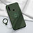 Ultra-thin Silicone Gel Soft Case Cover with Magnetic Finger Ring Stand A03 for Oppo A31