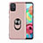 Ultra-thin Silicone Gel Soft Case Cover with Magnetic Finger Ring Stand A03 for Samsung Galaxy A71 5G