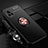 Ultra-thin Silicone Gel Soft Case Cover with Magnetic Finger Ring Stand A03 for Vivo V20 Pro 5G