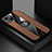 Ultra-thin Silicone Gel Soft Case Cover with Magnetic Finger Ring Stand A04 for Apple iPhone 14