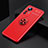 Ultra-thin Silicone Gel Soft Case Cover with Magnetic Finger Ring Stand A04 for Xiaomi Mi 12 5G