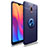 Ultra-thin Silicone Gel Soft Case Cover with Magnetic Finger Ring Stand A04 for Xiaomi Redmi 8A Blue