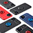 Ultra-thin Silicone Gel Soft Case Cover with Magnetic Finger Ring Stand A05 for Apple iPhone 13 Mini