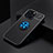 Ultra-thin Silicone Gel Soft Case Cover with Magnetic Finger Ring Stand A05 for Apple iPhone 13 Pro Max