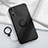 Ultra-thin Silicone Gel Soft Case Cover with Magnetic Finger Ring Stand A05 for Huawei Enjoy 10e