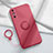 Ultra-thin Silicone Gel Soft Case Cover with Magnetic Finger Ring Stand A05 for Huawei Enjoy 10e